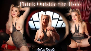 Think Outside The Hole – Andrea Sparkle VR porn video from VRixxens studio