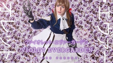 Violet Evergarden A XXX Parody VR porn video from VRCosplayX studio