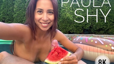 With Paula In The Pool VR porn video from PS-Porn studio