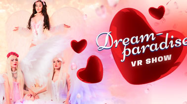 Colombian Valentine's Style: Quad of Girls in Love VR porn video from Dreamcam studio